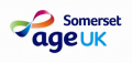 Text logo: Age UK Somerset