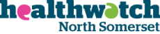 Text logo: Healthwatch North Somerset