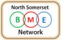 Text logo: North Somerset BME Network