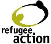 Text logo: Refugee Action