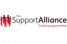 Text logo: Support Alliance