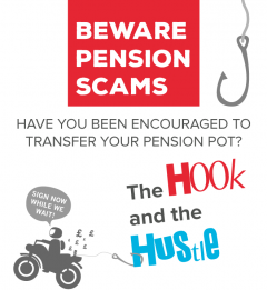 Graphic: beware pension scams